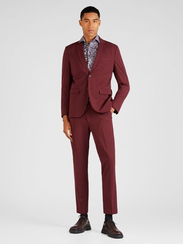 SELECTED HOMME Slim fit Suit 'LIAM' in Red: front
