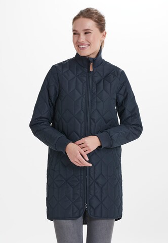 Weather Report Outdoor Coat 'Nokka' in Blue: front