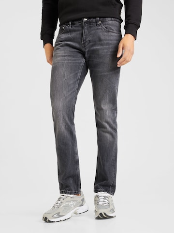 Calvin Klein Jeans - Slimfit Calças de ganga em cinzento: frente