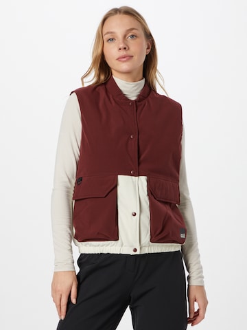 Gilet '365 FEARLESS' JACK WOLFSKIN en rouge : devant