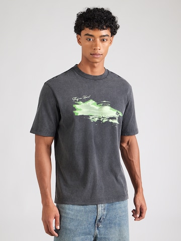 HUGO Μπλουζάκι 'Nextralio' σε μαύρο