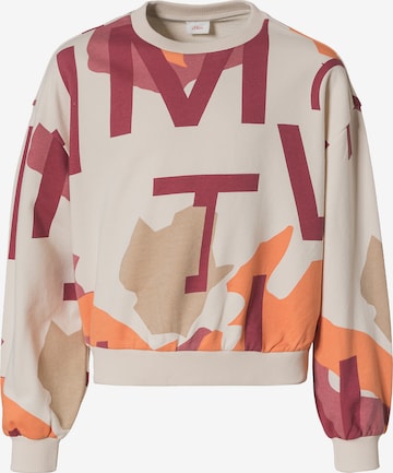 Sweat-shirt s.Oliver en beige