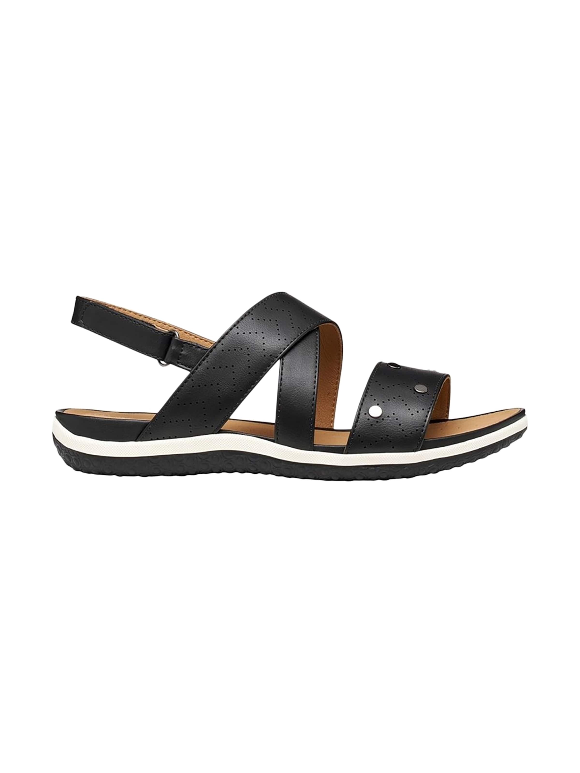 Sandalo di GEOX in nero: frontale