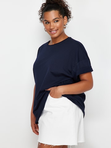 T-shirt Trendyol Curve en bleu
