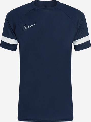 NIKE Funktionsshirt 'Academy 21' in Blau: predná strana