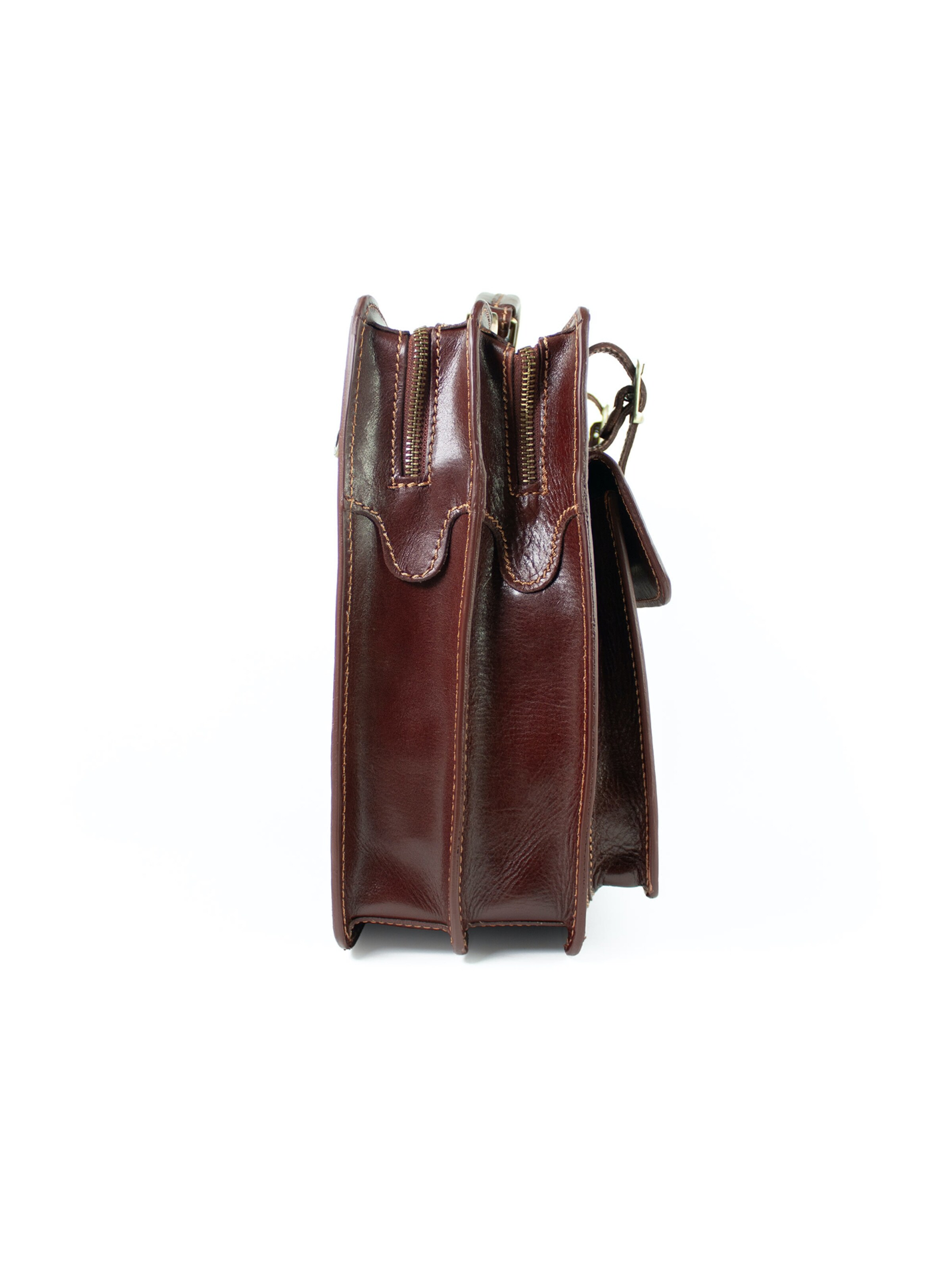 Mallette 'MARCO' lePelou en marron