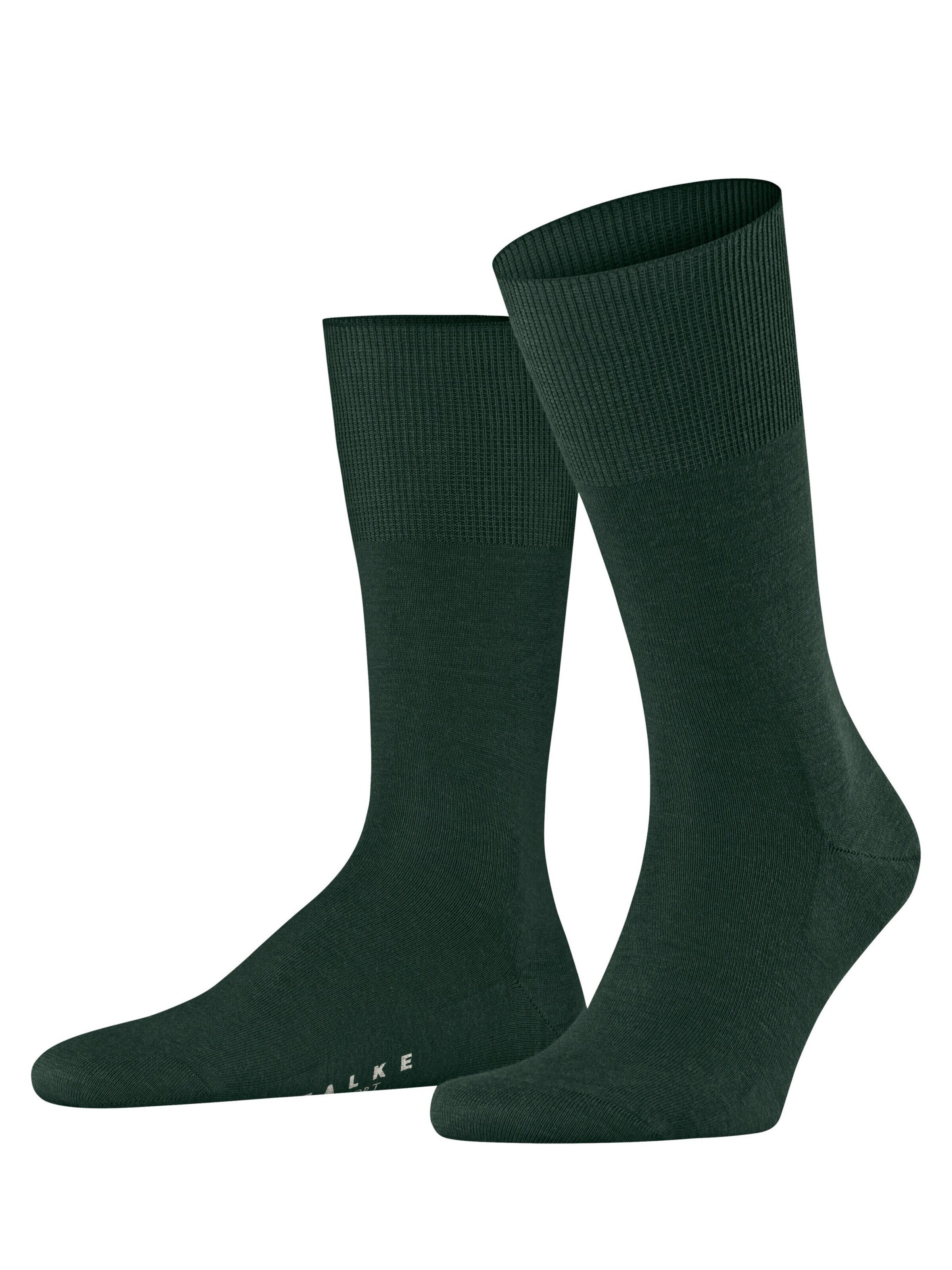 FALKE Socks 'Airport' in Green: front