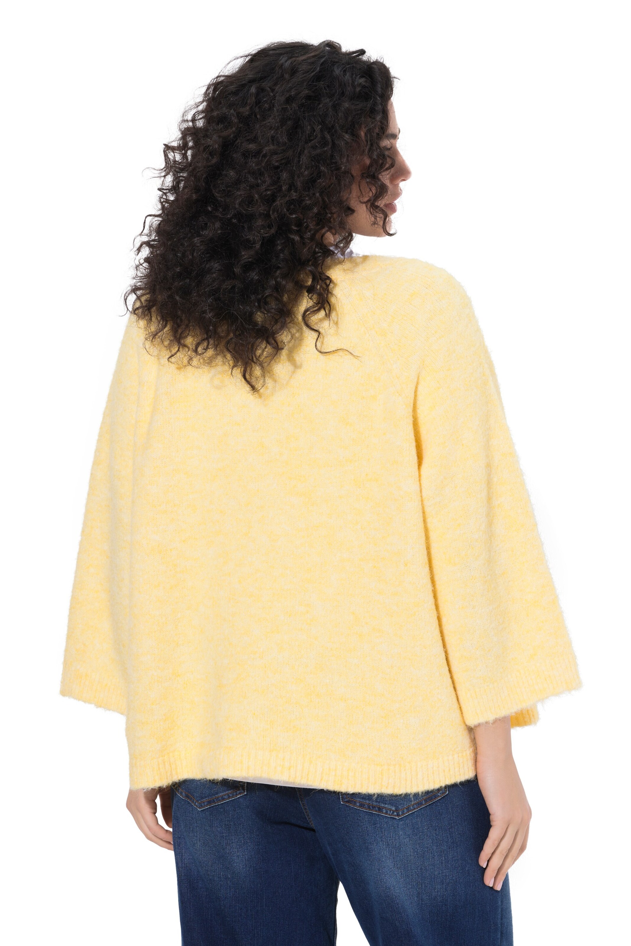 Ulla Popken Strickjacke in Gelb