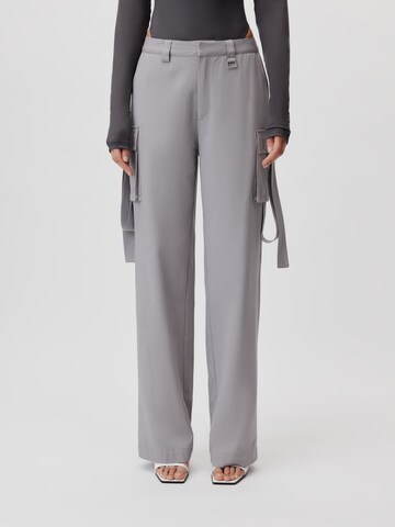 LeGer by Lena Gercke - Loosefit Pantalón cargo 'Eve Tall' en gris: frente