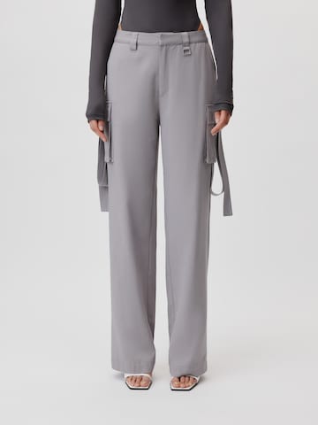 Loosefit Pantalon cargo 'Eve Tall' LeGer by Lena Gercke en gris : devant