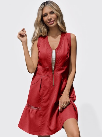 raudona Imily Bela Suknelė: priekis