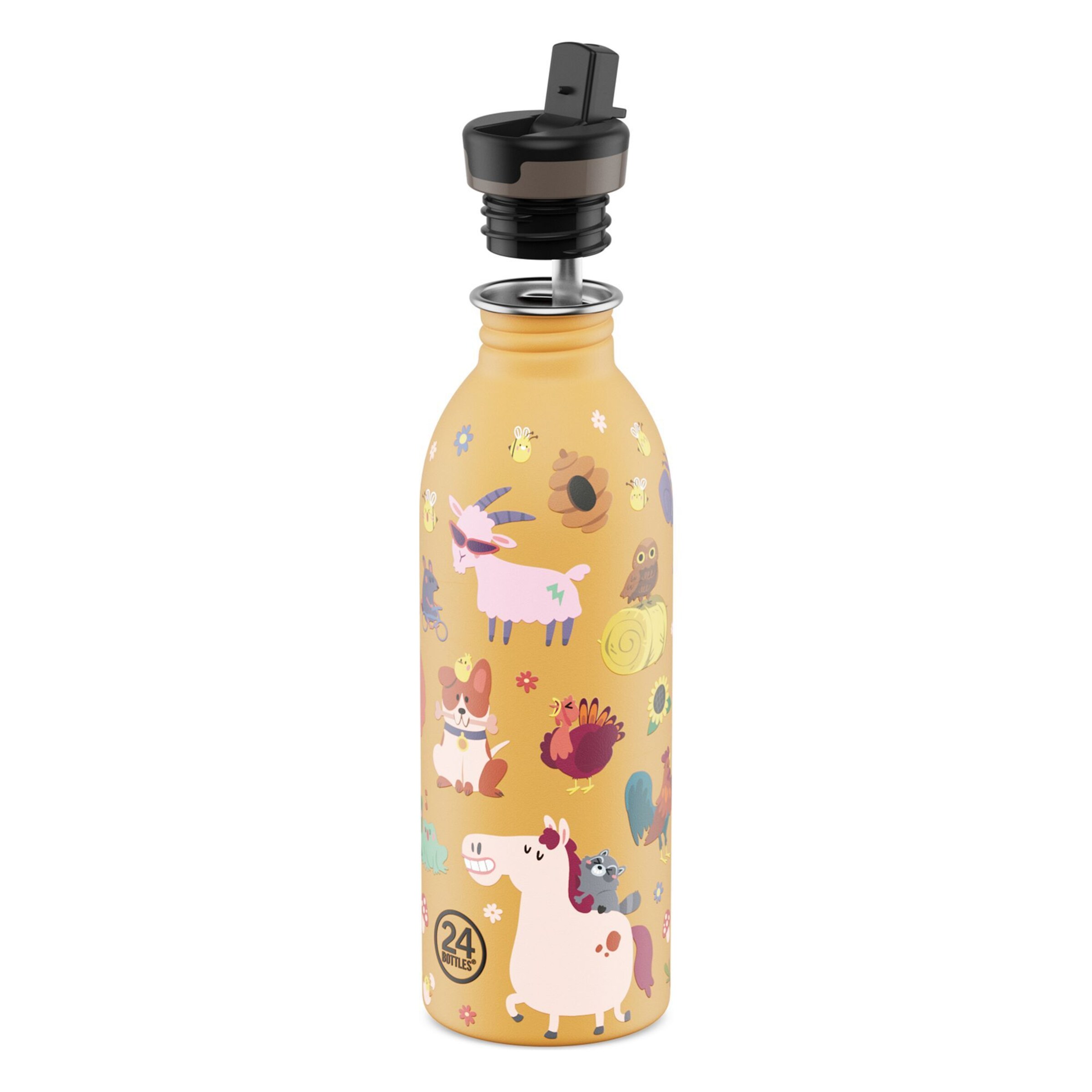 24Bottles Drinkfles 'Urban' in Oranje