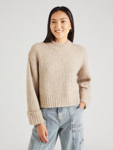 Pullover di Gina Tricot in beige: frontale