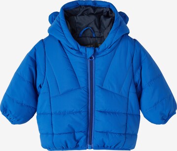 NAME IT Winter Jacket 'Memphis' in Blue: front