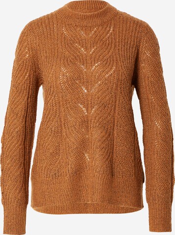 OBJECT Sweater 'NOVA STELLA' in Brown: front
