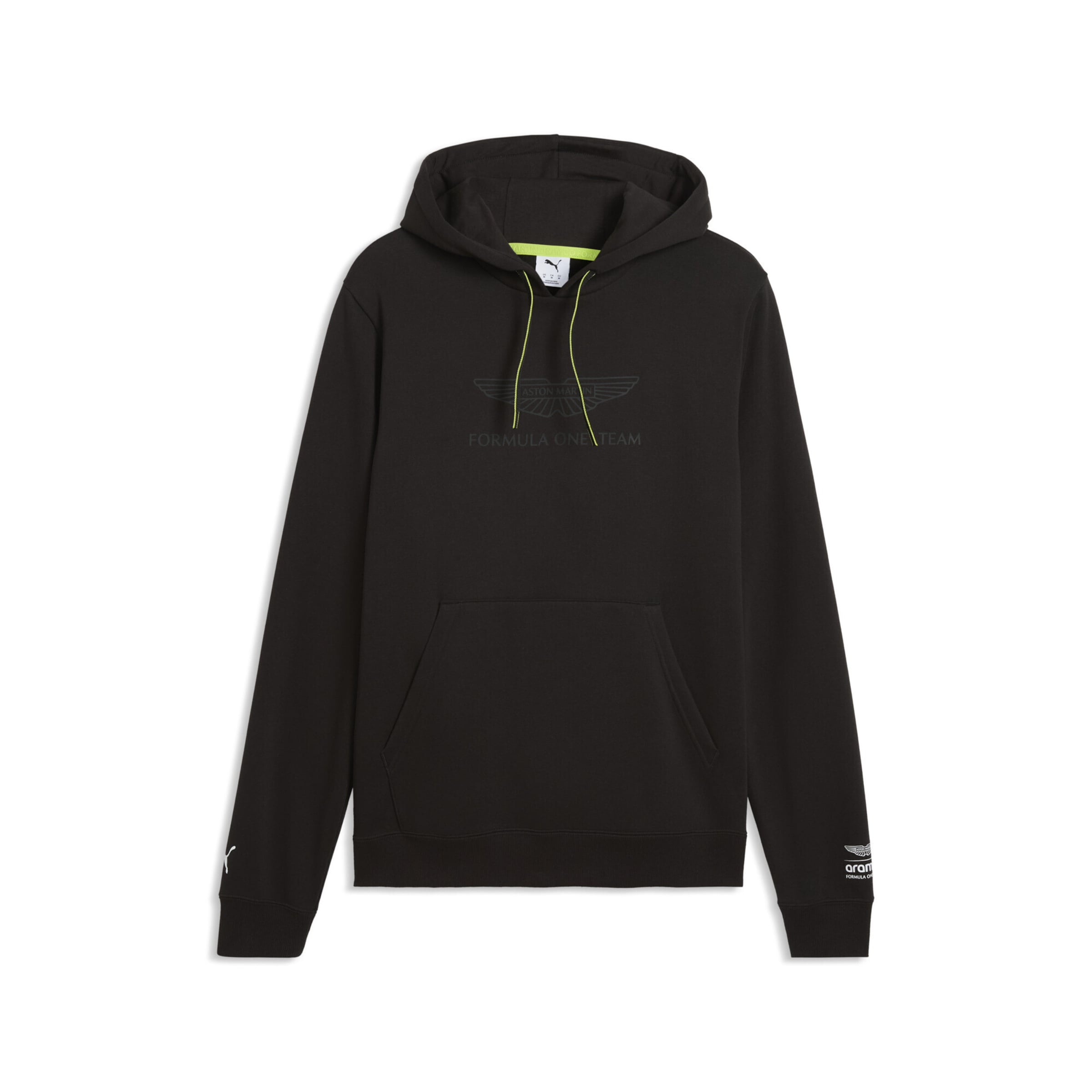 PUMA Sporttrui 'MARTIN ARAMCO F1® TEAM' in Zwart: voorkant