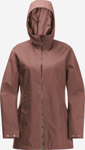 JACK WOLFSKIN Outdoor Jacket in Brown: front