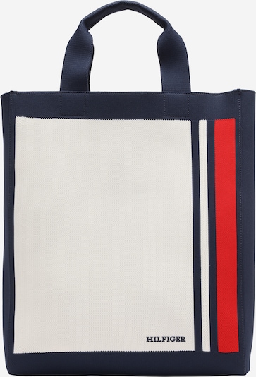 TOMMY HILFIGER Nákupní taška - béžová / noční modrá / červená, Produkt