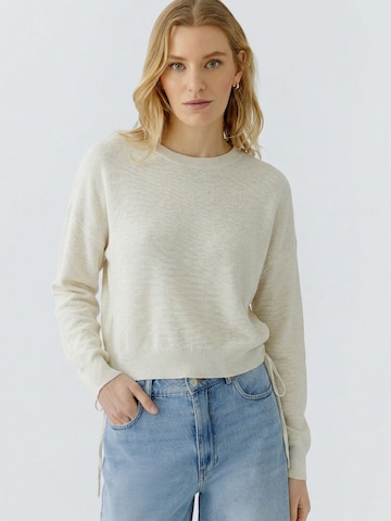 OUI Sweater in White: front