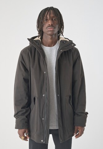 Cleptomanicx Parka 'Winter Jacket Larum Original' in Braun: Vorderseite
