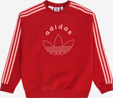 ADIDAS ORIGINALS Sweatshirt in Rood: voorkant