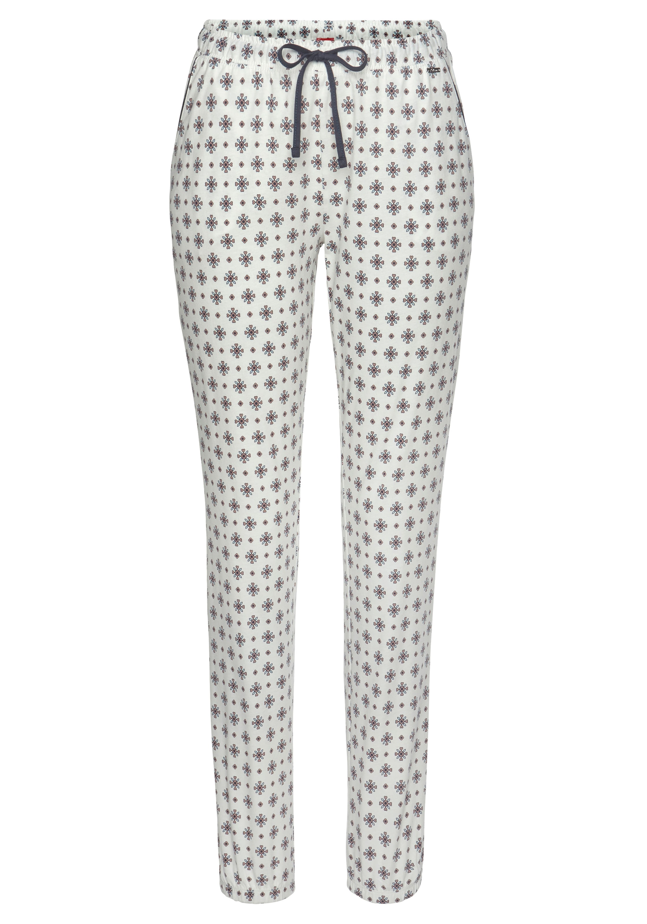 s.Oliver - Pantalón de pijama en blanco: frente