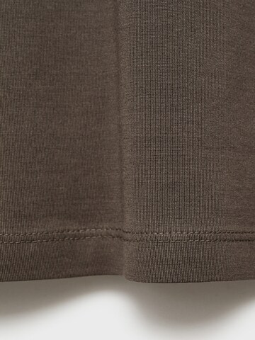 MANGO MAN T-shirt 'BELLOW' i brun