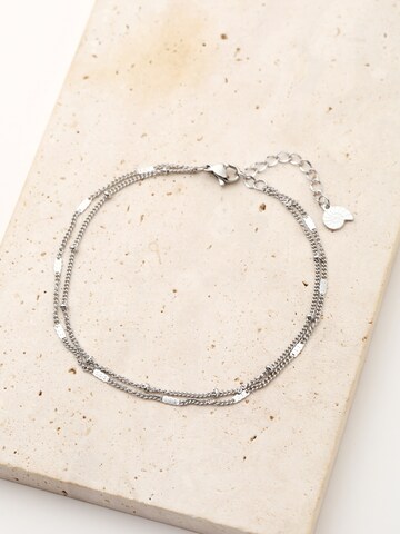Hey Happiness Fußschmuck 'Duo Mix' in Silber