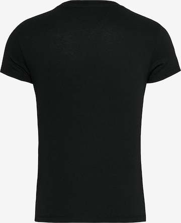 Tommy Jeans Curve - Camiseta 'Essential' en negro