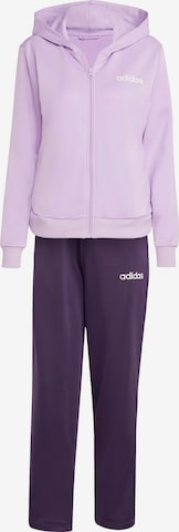 purpurinė ADIDAS SPORTSWEAR Treniruočių kostiumas 'Essentials': priekis