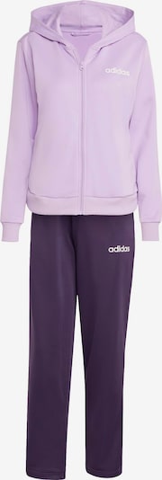 Treniruočių kostiumas 'Essentials' iš ADIDAS SPORTSWEAR, spalva – purpurinė / tamsiai violetinė, Prekių apžvalga