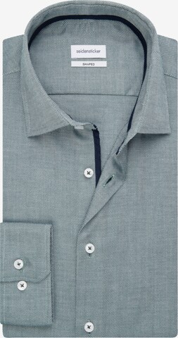SEIDENSTICKER Slim fit Business Shirt 'Shaped' in Blue