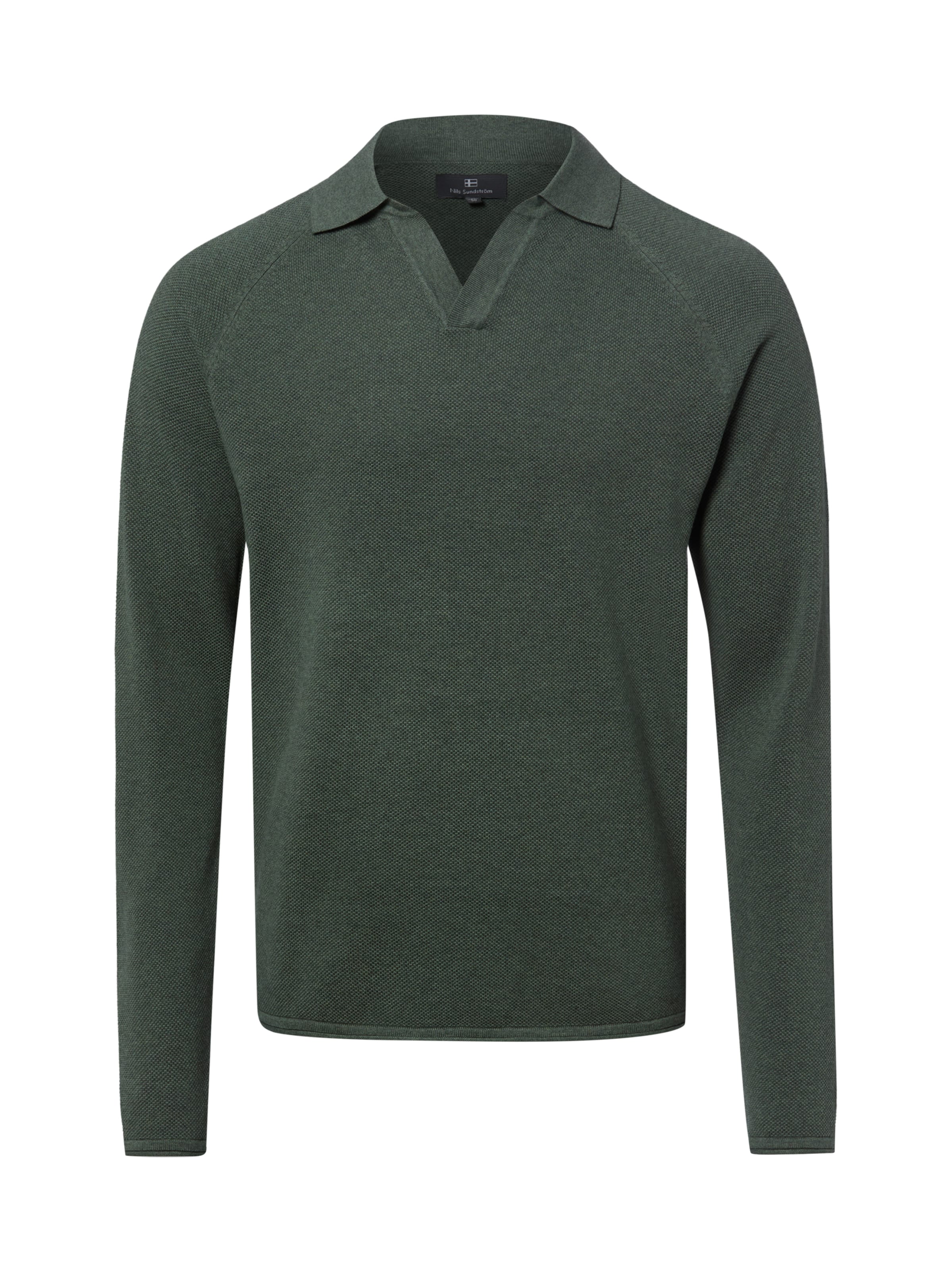 Pull-over Nils Sundström en vert : devant