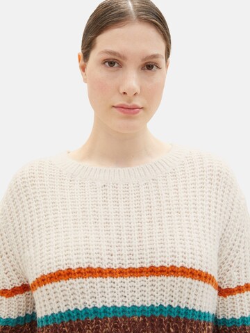 Tom Tailor Women + Pullover i beige