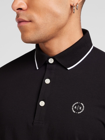 ARMANI EXCHANGE Тениска в черно