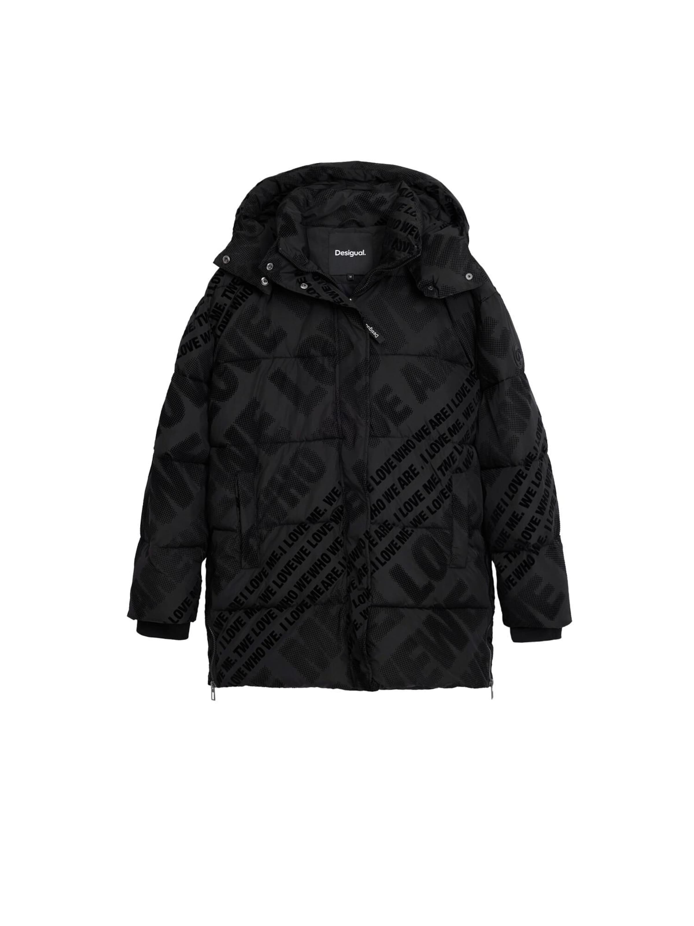 Desigual Vinterjakke i sort: forside