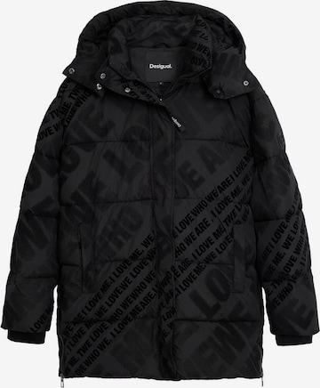 juoda Desigual Žieminė striukė: priekis