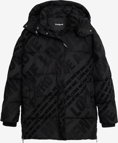 Desigual Ziemas jaka, krāsa - melns, Preces skats