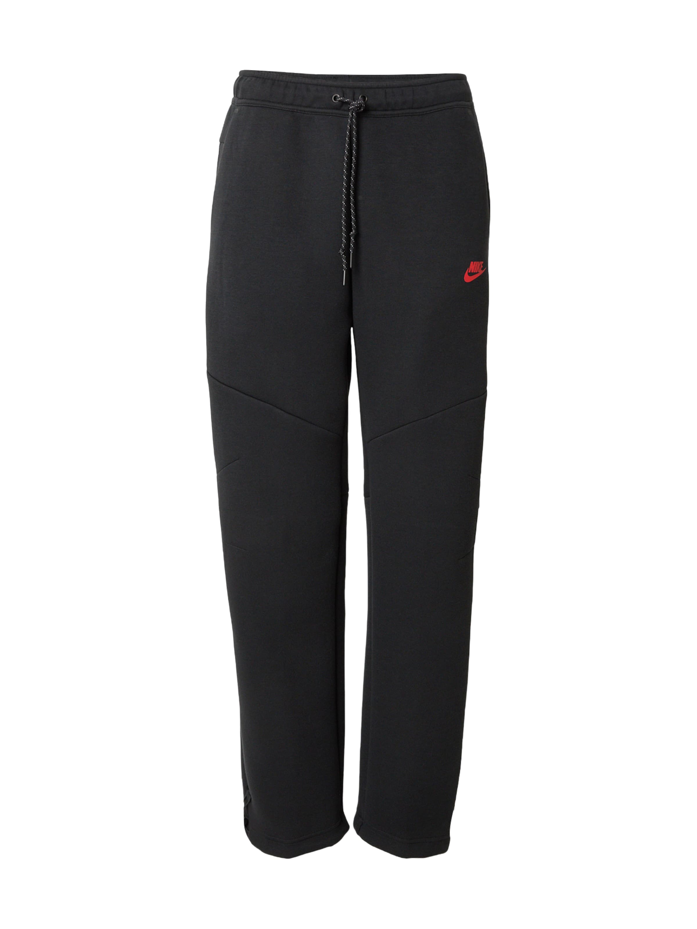 Nike Sportswear Housut 'TECH FLC' värissä musta: etupuoli
