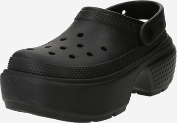 Crocs Сабо 'Stomp' в Черный: спереди