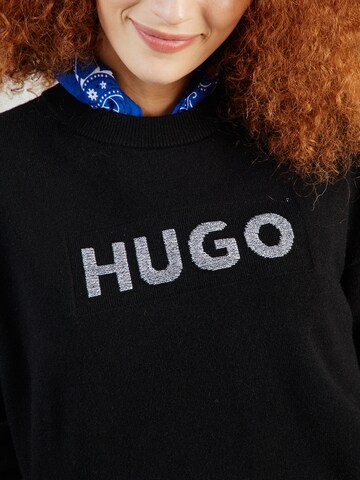 HUGO Trui 'Slogerix_B' in Zwart