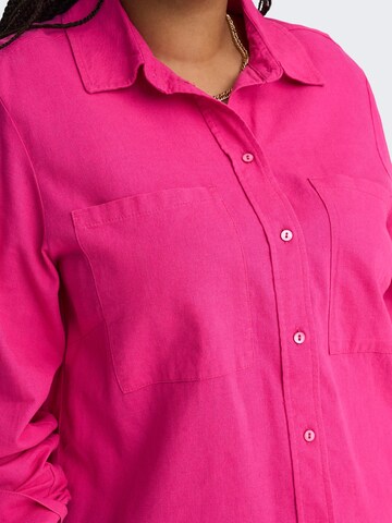 Camicia da donna 'CARO' di ONLY Carmakoma in rosa