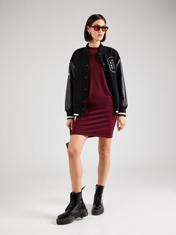 VILA Knit dress 'Kerry' in Red