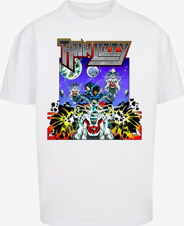 Merchcode T-Shirt 'Thin Lizzy - Vagabonds Of The Western World' in Weiß: predná strana