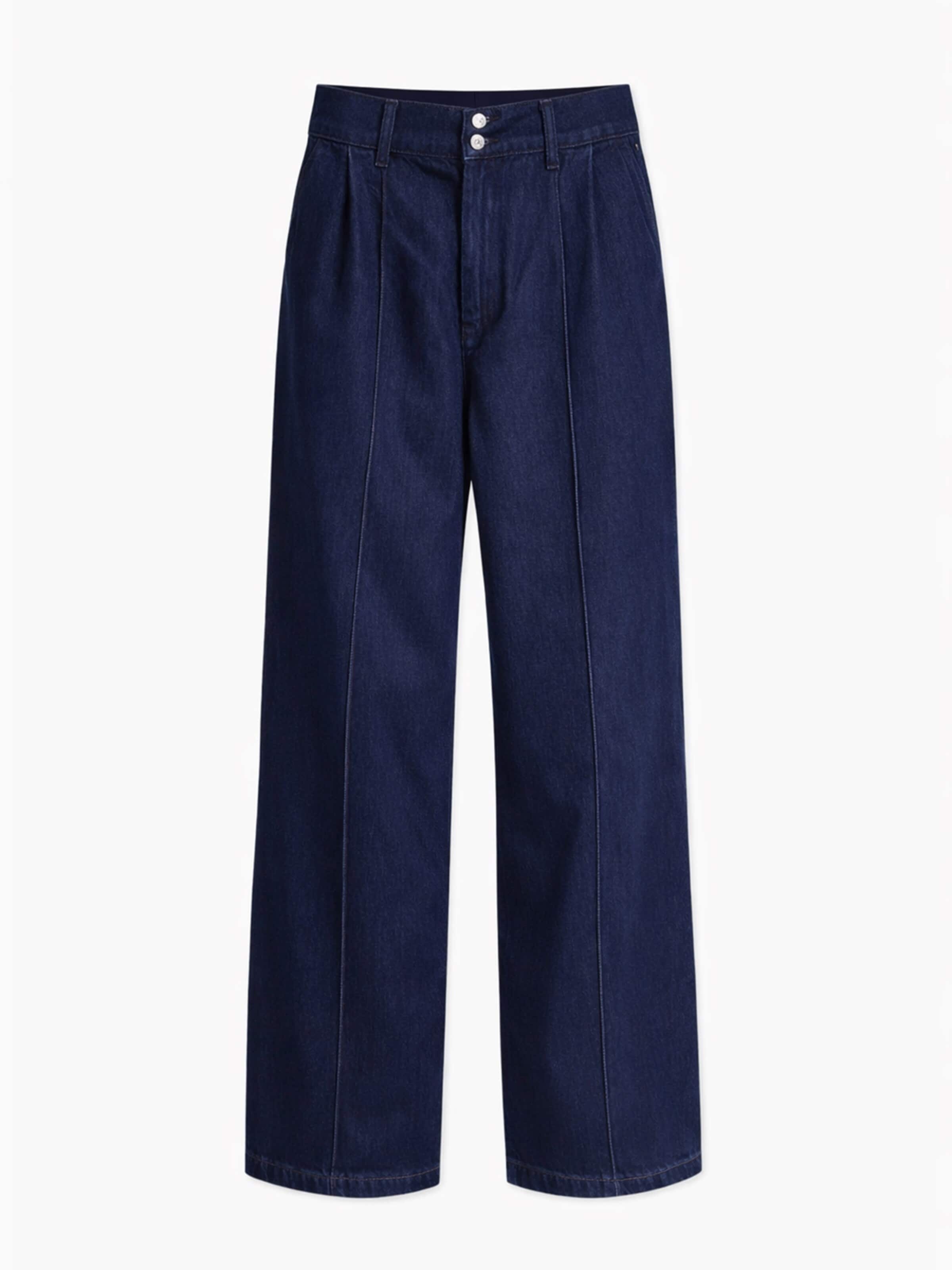 IT'S BASIC Jean 'Wide High Rise Jeans' en 34/Tall en indigo, Vue avec produit