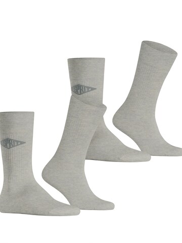 ESPRIT Socks 'Unisex Logo 2-Pack' in Grey