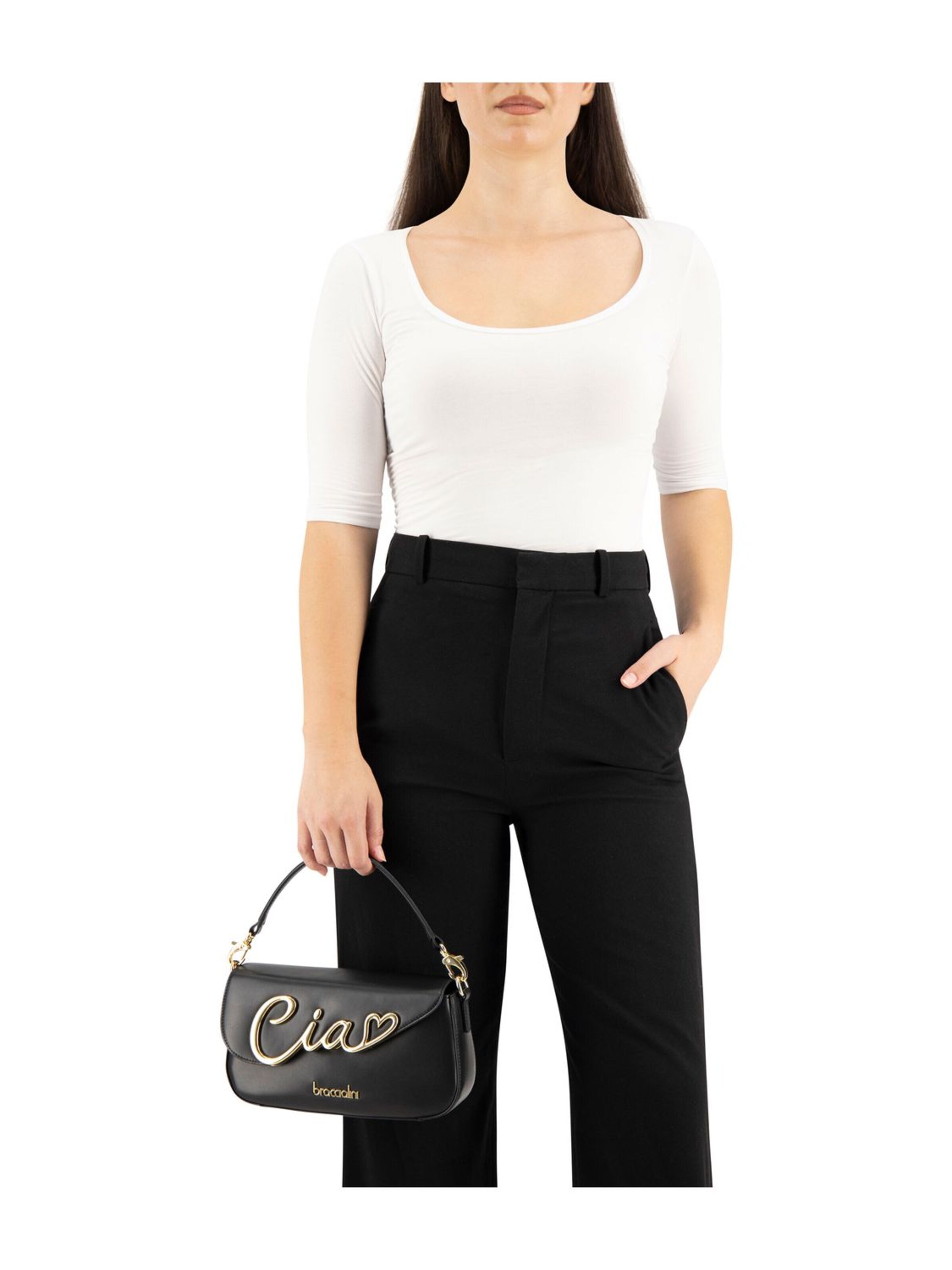 Braccialini - Bolso de hombro 'Ciao' en marrón
