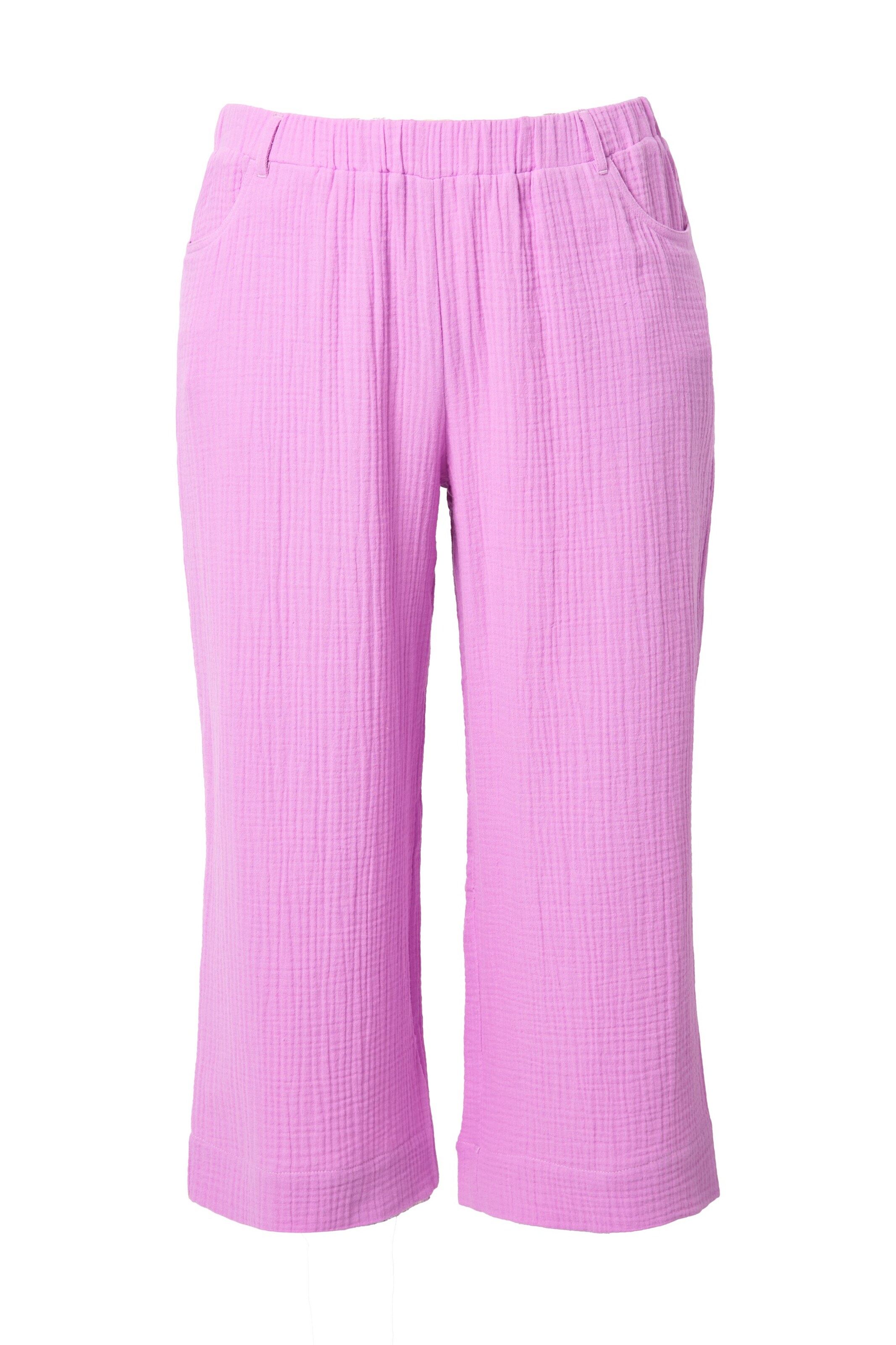 LAURASØN Wide leg Broek in Lila: voorkant