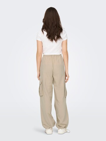 ONLY Loose fit Cargo Pants 'KARIN' in Beige