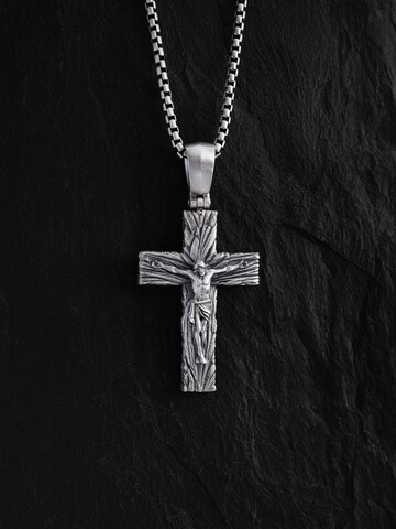 REYTEL Παντατίφ 'CHRIST CRUCIFIX. SALVATION' σε ασημί